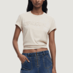 T-shirt Desigual ts_brandy Beige - Foto 1