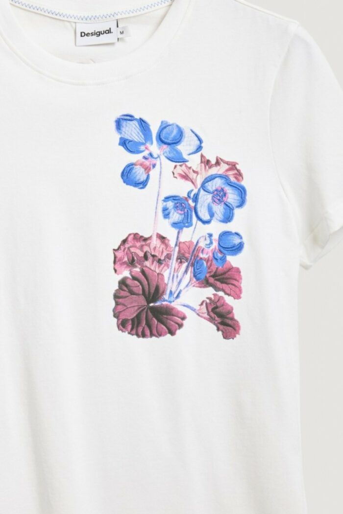 T-shirt Desigual ts_botanical_lacroix Bianco