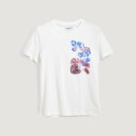 T-shirt Desigual ts_botanical_lacroix Bianco - Foto 1