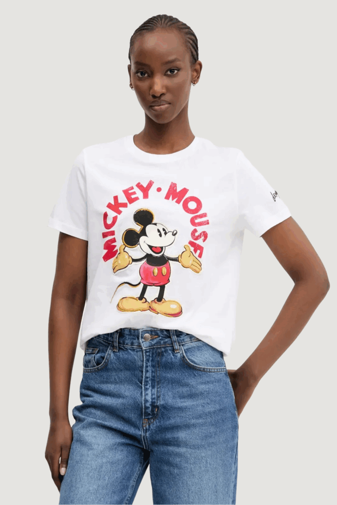 T-shirt Desigual ts_mickey mouse Bianco