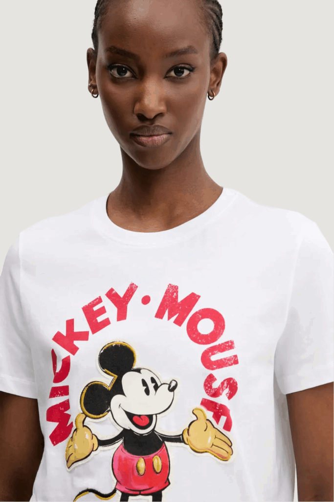 T-shirt Desigual ts_mickey mouse Bianco
