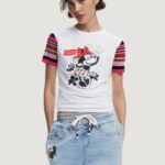 T-shirt Desigual ts_minnie Bianco - Foto 1