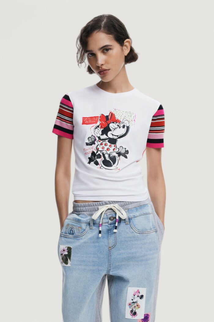 T-shirt Desigual ts_minnie Bianco