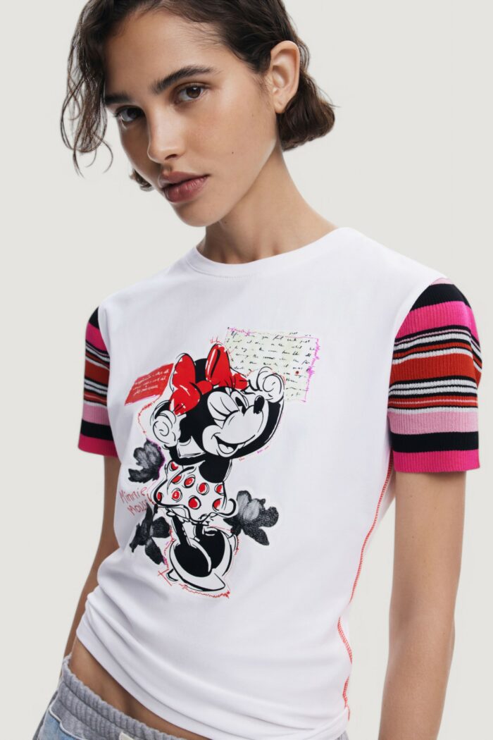 T-shirt Desigual ts_minnie Bianco