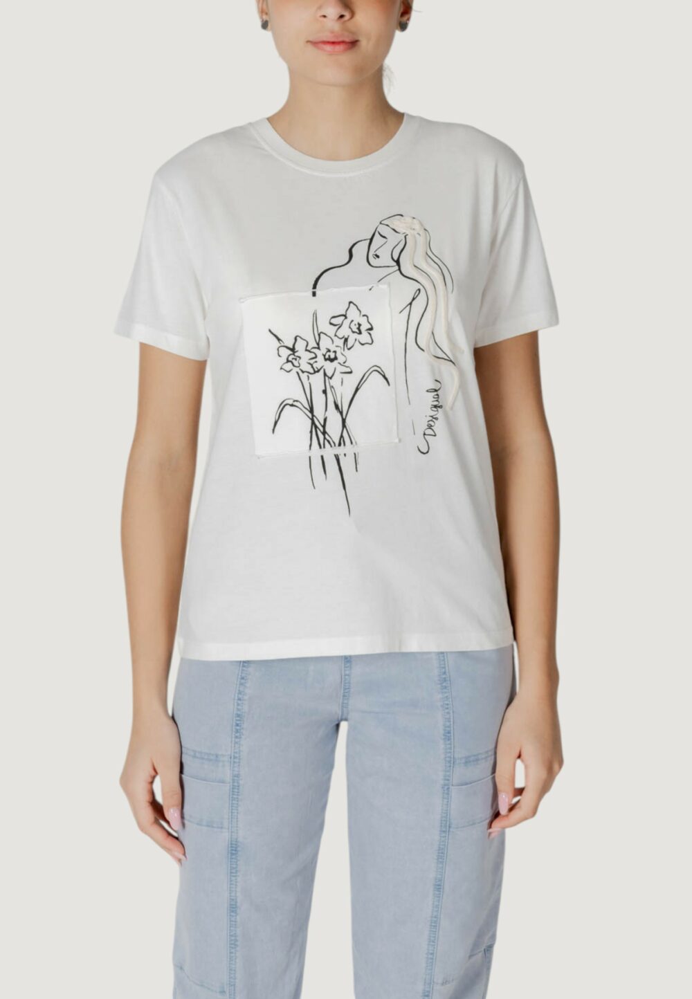 T-shirt Desigual ts_paraguay Bianco - Foto 2