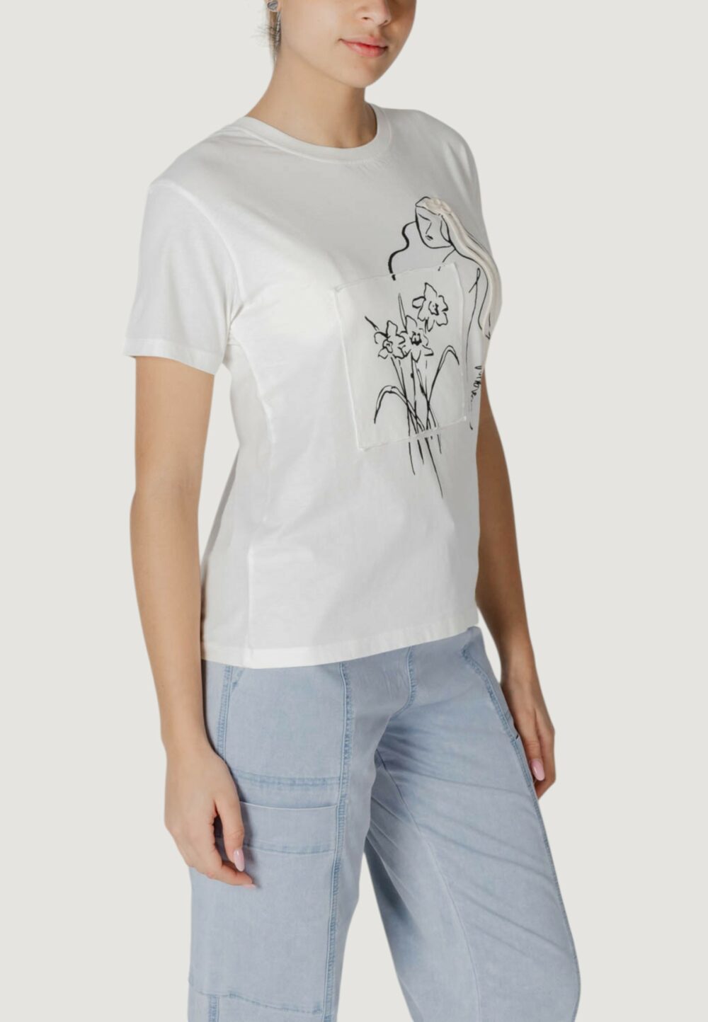 T-shirt Desigual ts_paraguay Bianco - Foto 4