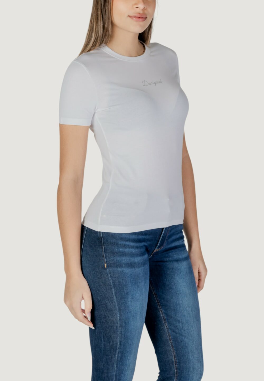 T-shirt Desigual ts_paranÁ Bianco - Foto 3