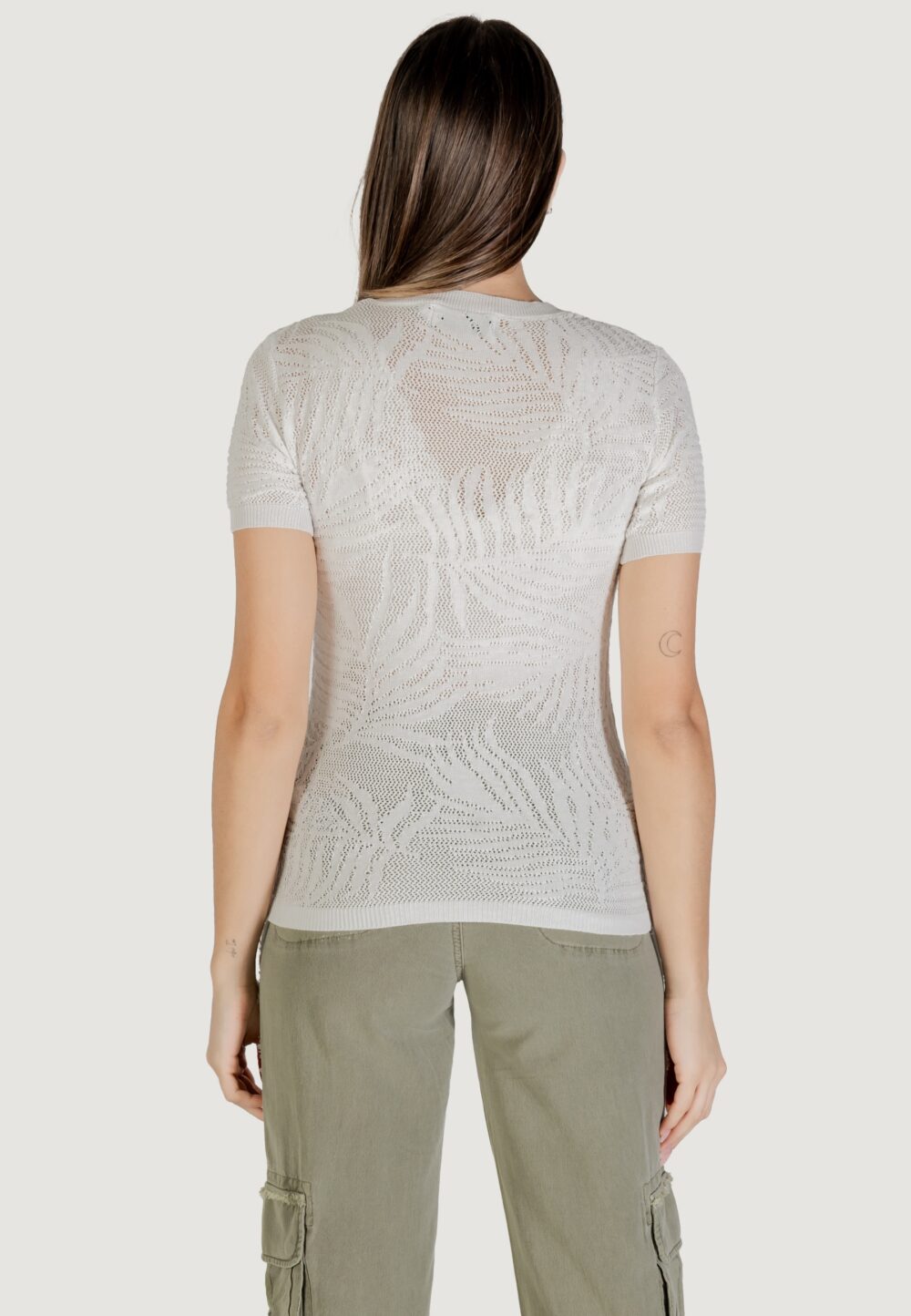 T-shirt Desigual ts_sacramento Bianco - Foto 4