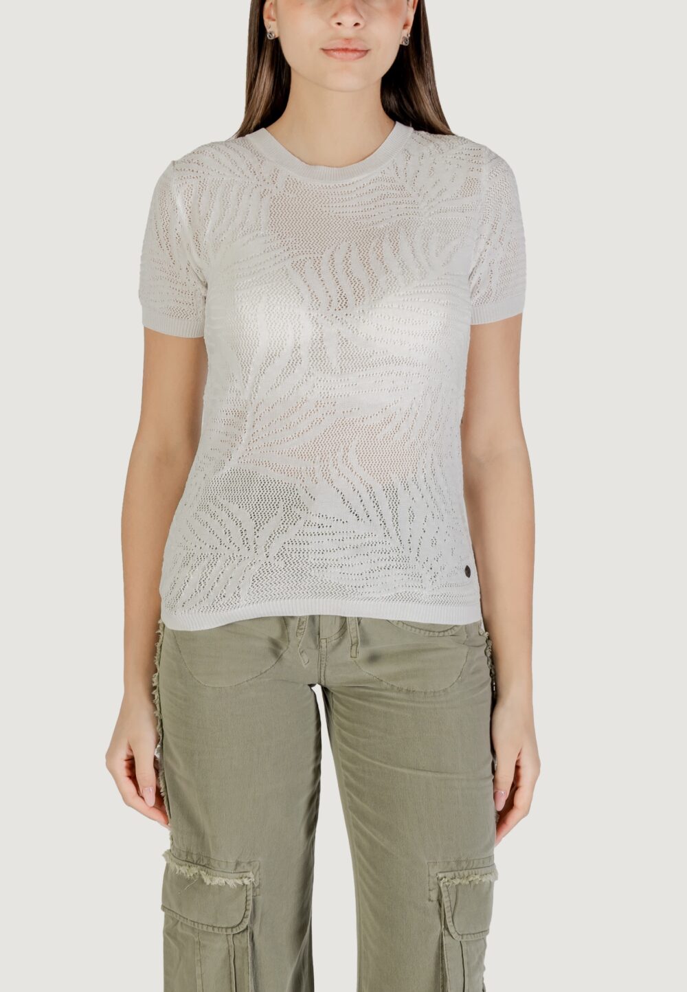 T-shirt Desigual ts_sacramento Bianco - Foto 5