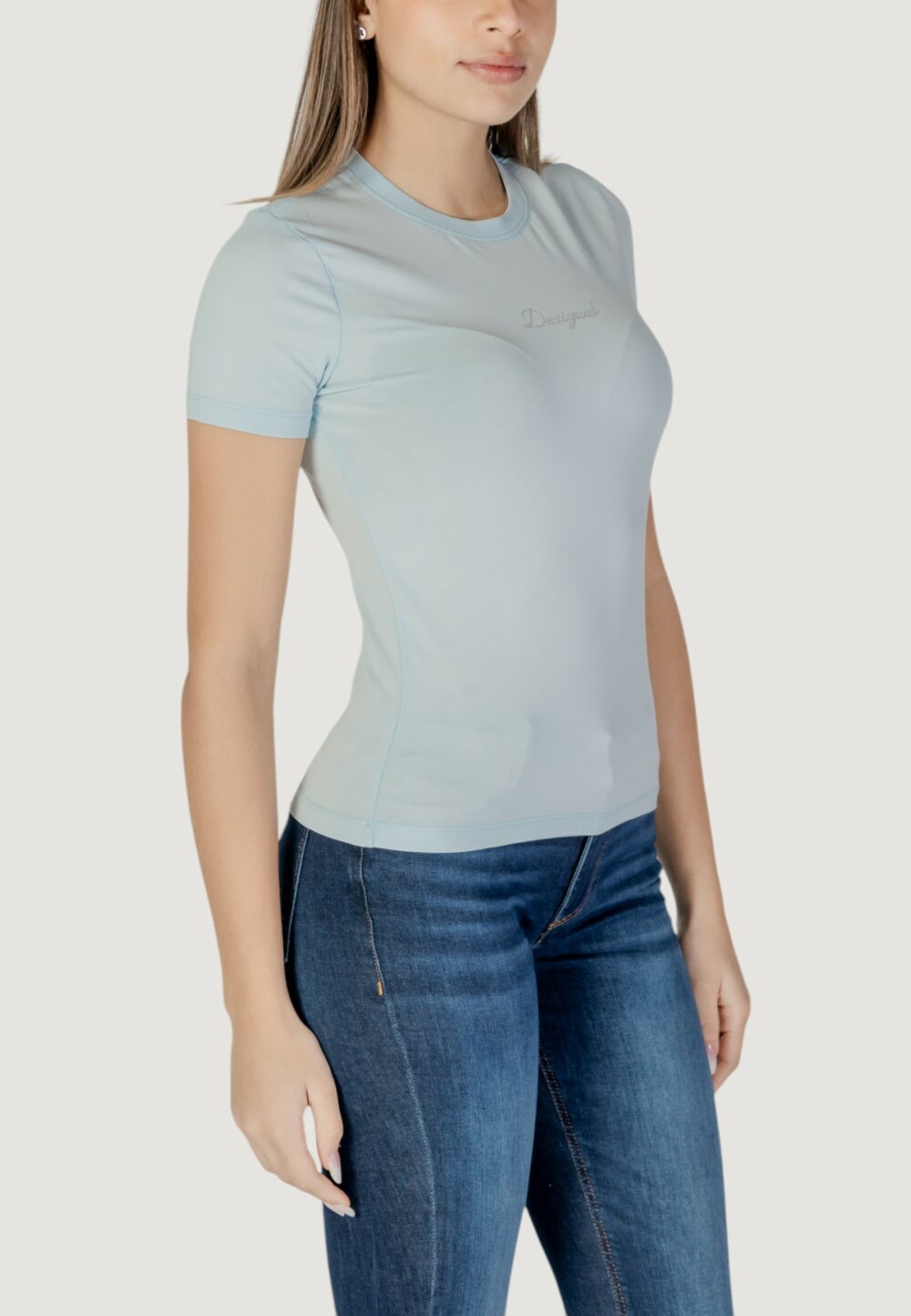 T-shirt Desigual ts_paranÁ Celeste - Foto 3