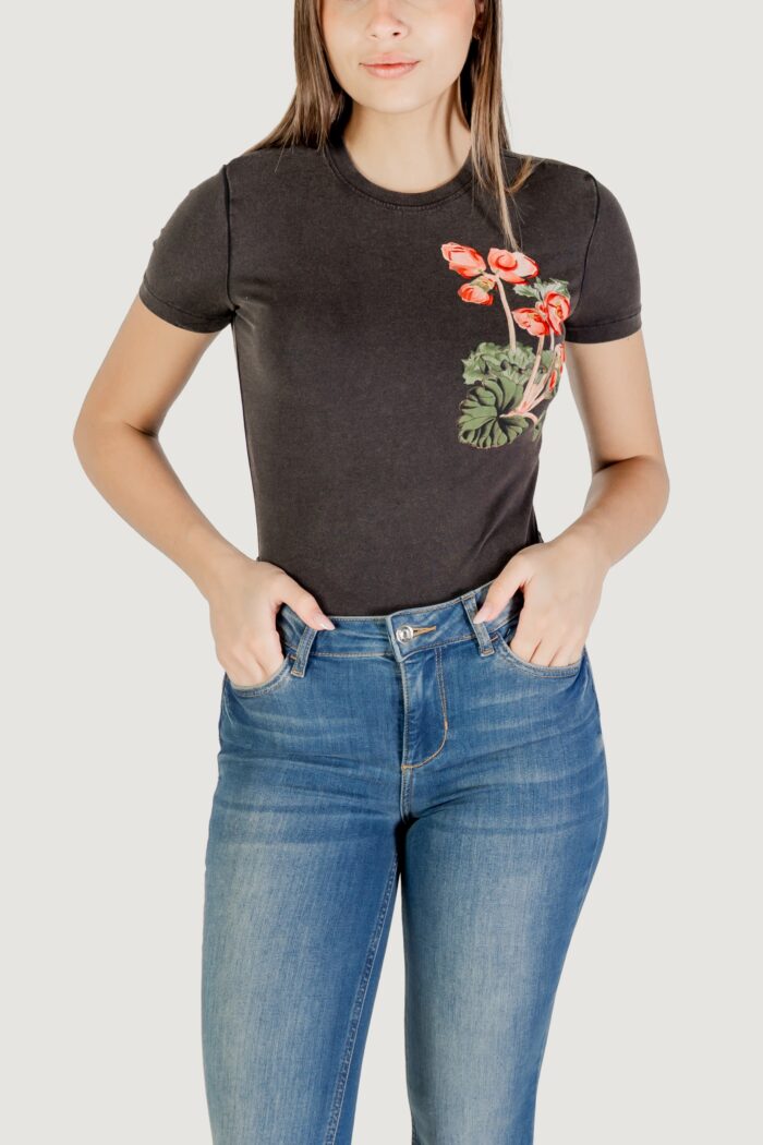 T-shirt Desigual ts_botanical_lacroix Nero