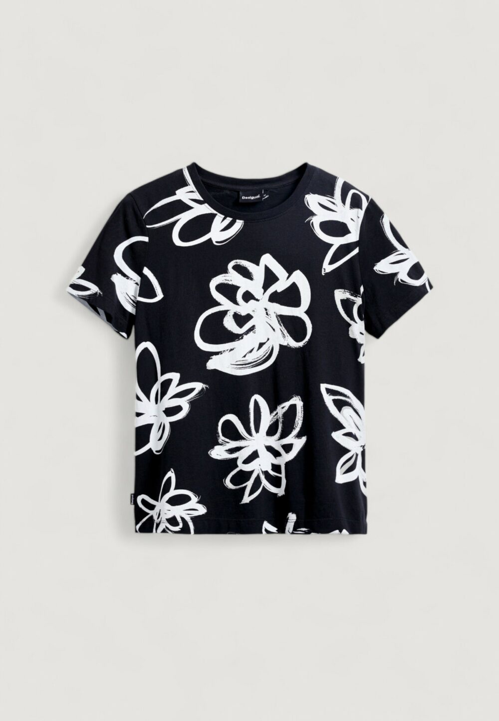 T-shirt Desigual ts_colorado Nero - Foto 1