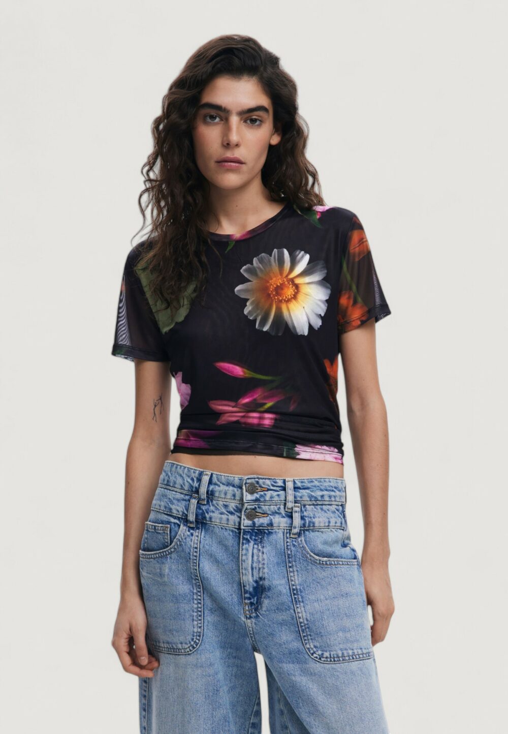 T-shirt Desigual ts_des moines Nero - Foto 1