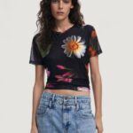 T-shirt Desigual ts_des moines Nero - Foto 1