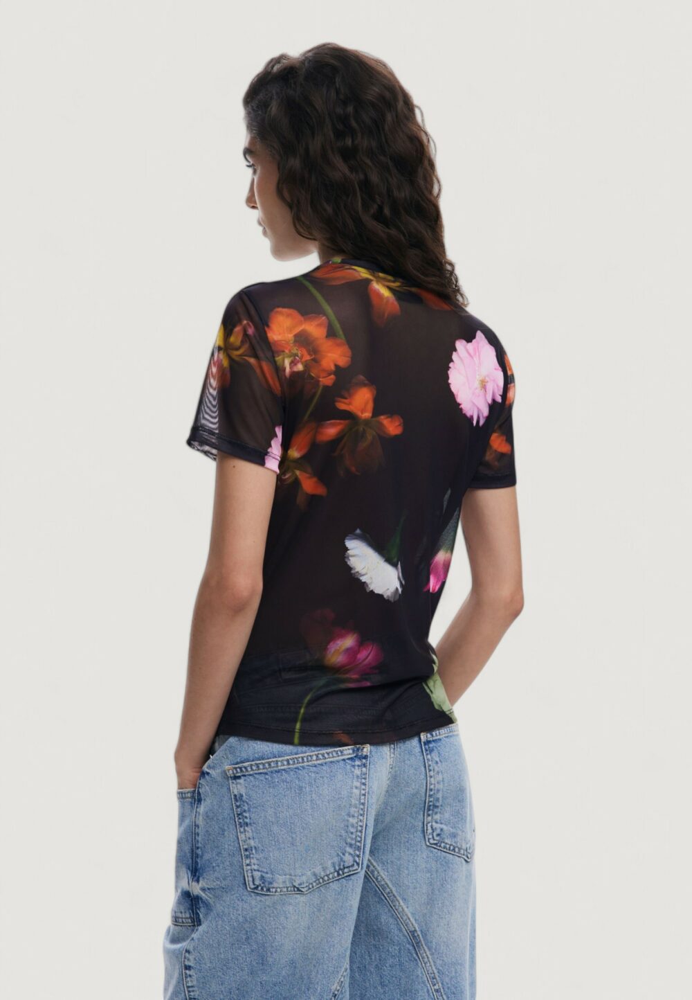 T-shirt Desigual ts_des moines Nero - Foto 3