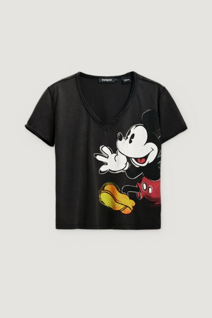 T-shirt Desigual ts_mickey joker Nero