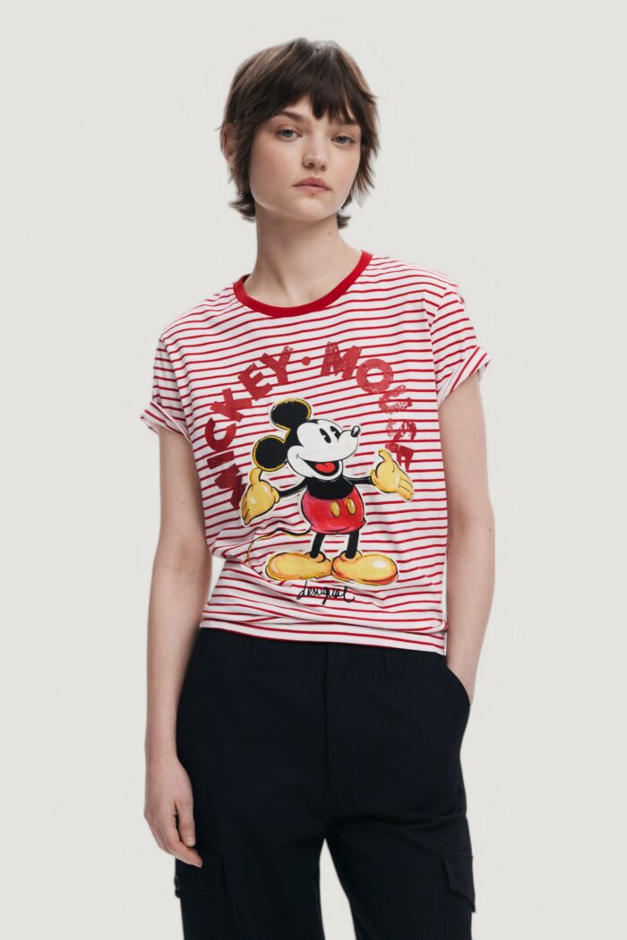 T-shirt Desigual ts_mickey mouse Rosso