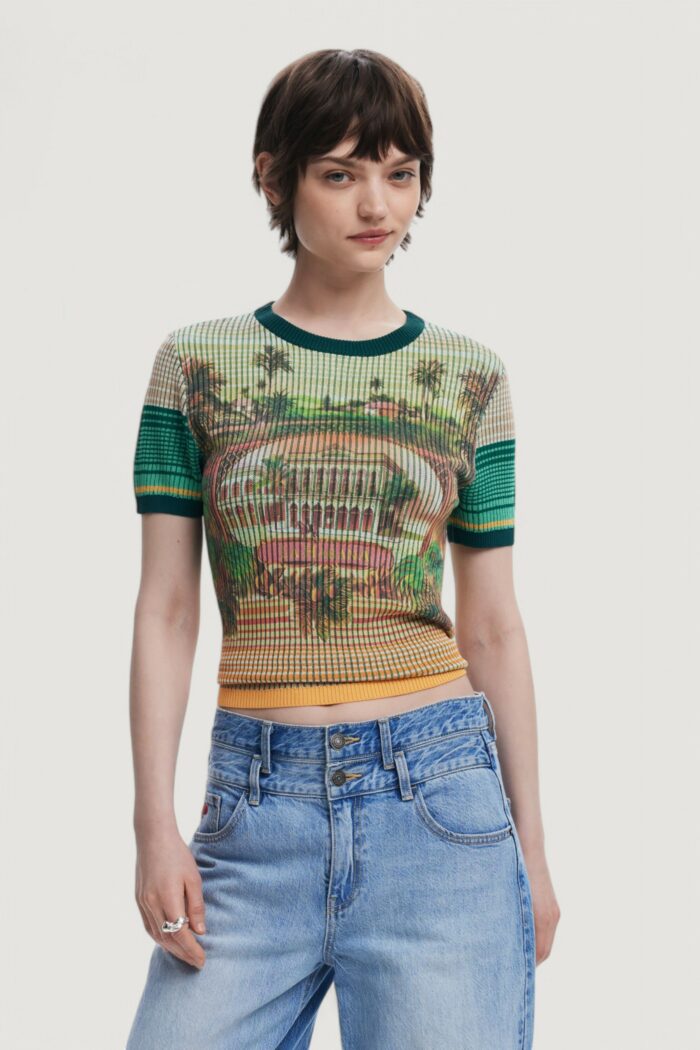 T-shirt Desigual ts_africa Verde