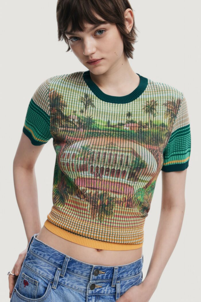 T-shirt Desigual ts_africa Verde