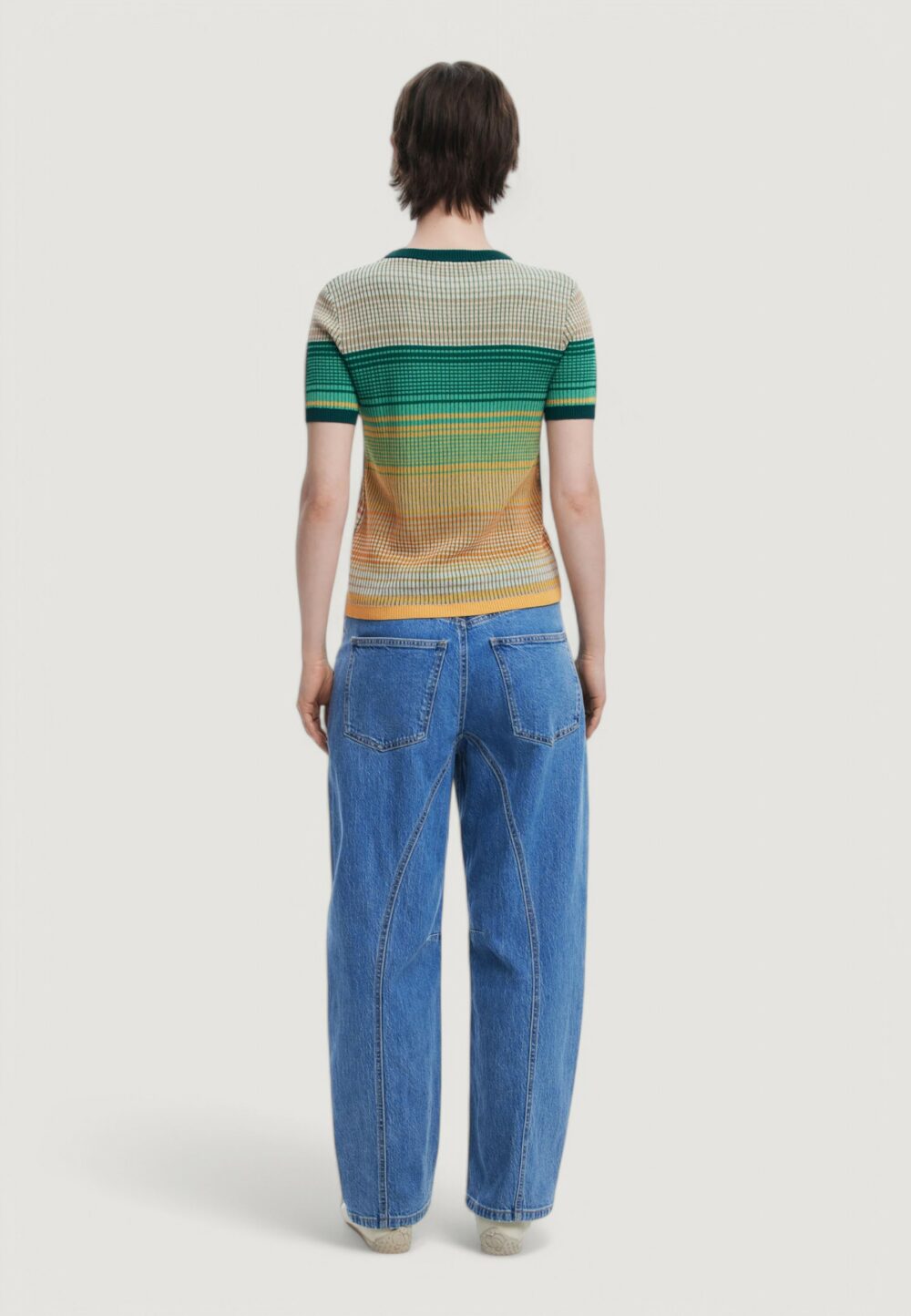 T-shirt Desigual ts_africa Verde - Foto 5