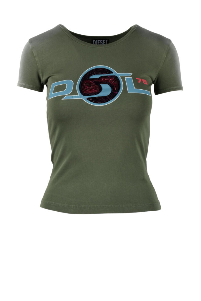 T-shirt Diesel  Verde