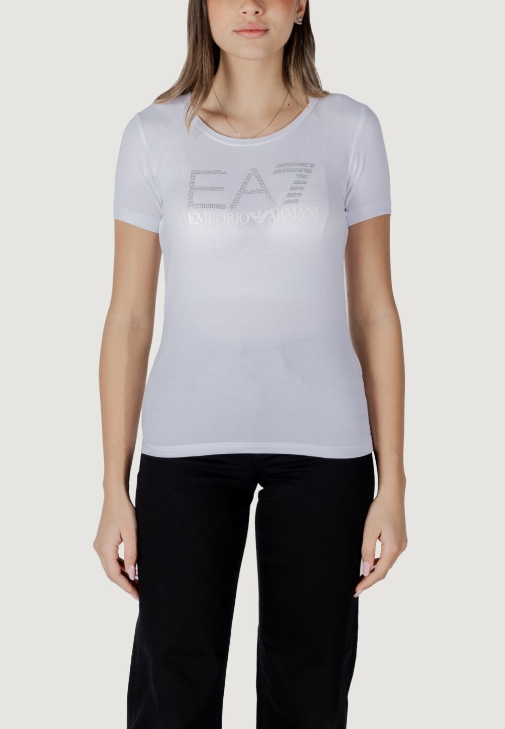 T-shirt EA7 Bianco - Foto 5