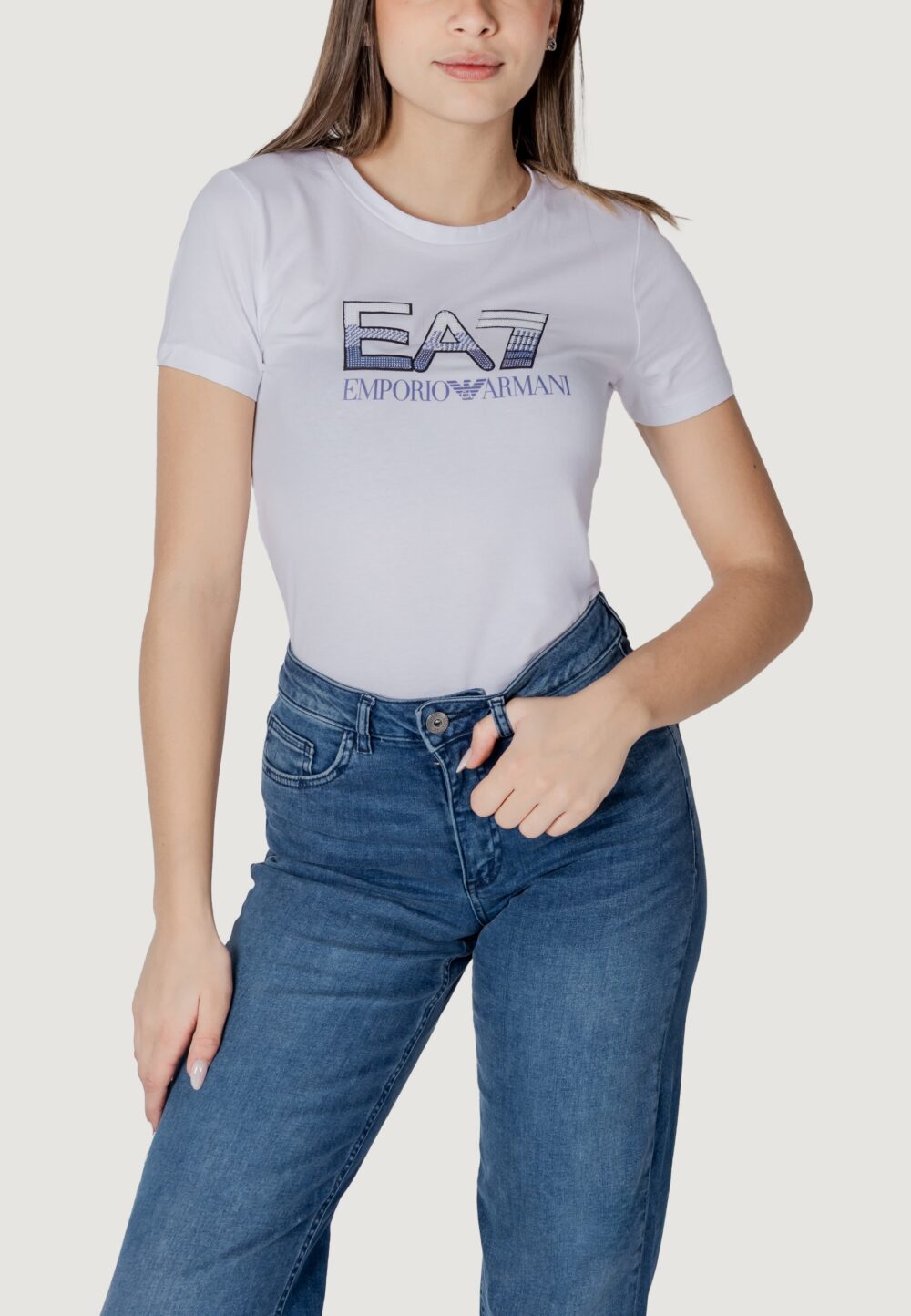 T-shirt EA7 Bianco - Foto 1
