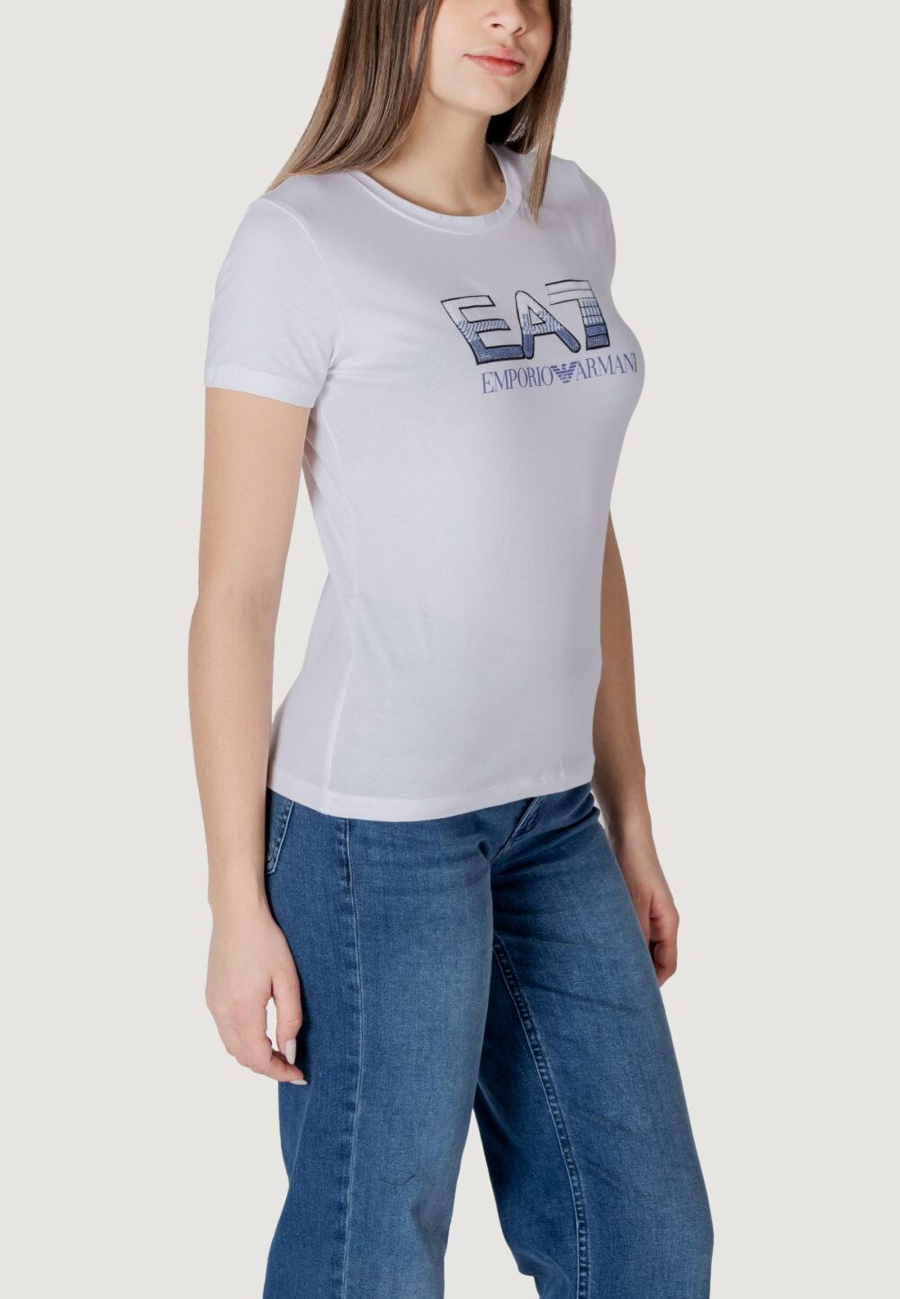 T-shirt EA7 Bianco - Foto 3
