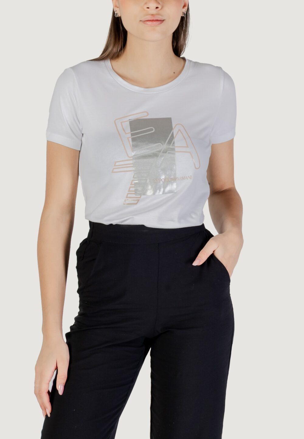 T-shirt EA7 Bianco - Foto 1