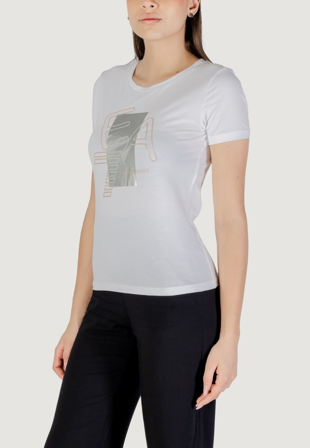 T-shirt EA7 Bianco - Foto 2