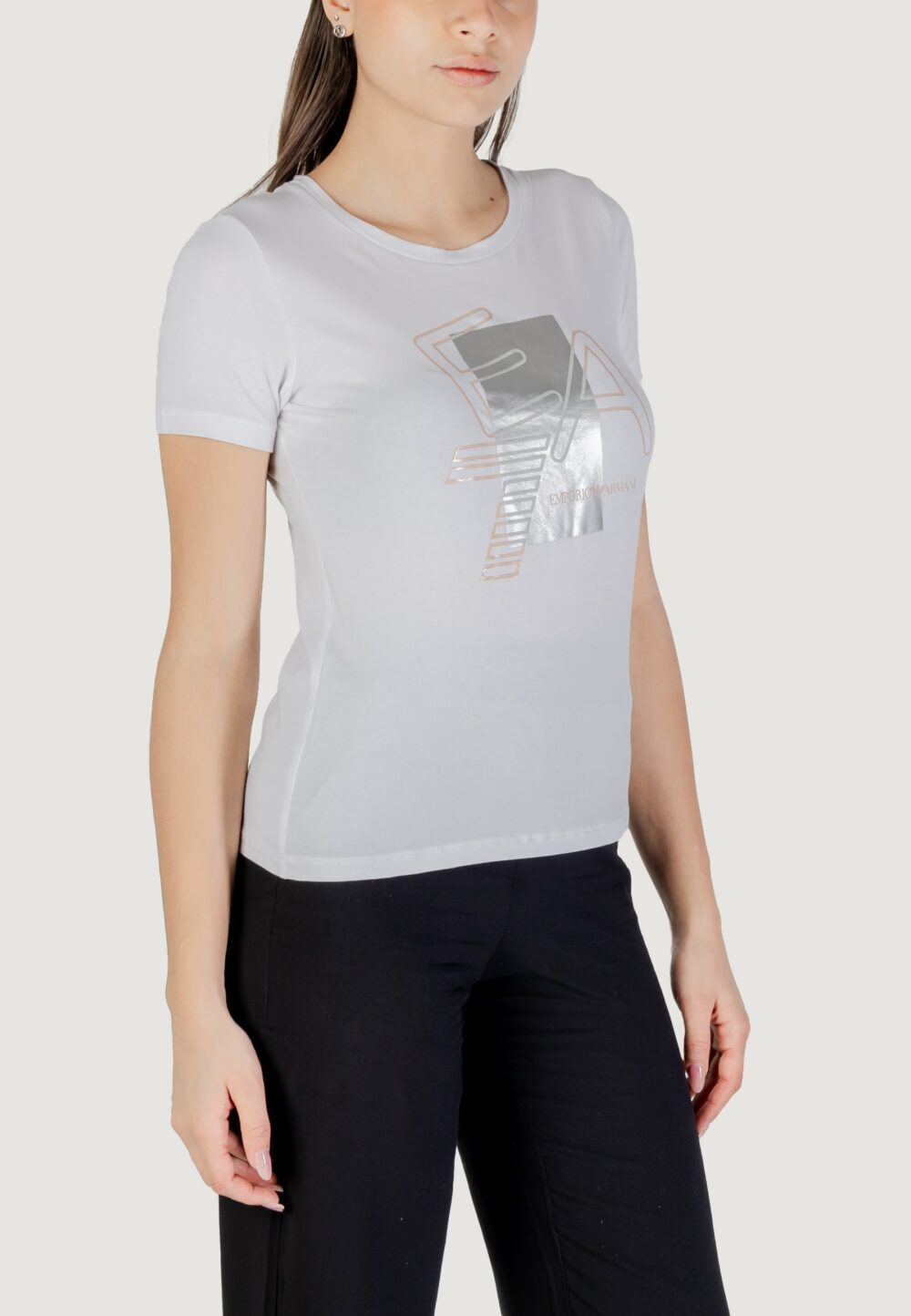 T-shirt EA7 Bianco - Foto 3