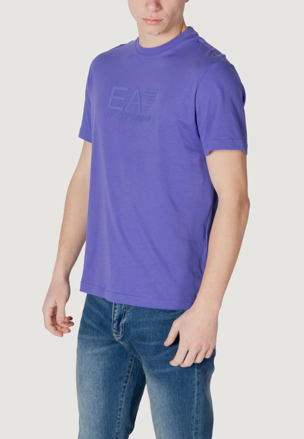 T-shirt EA7 Viola - Foto 3