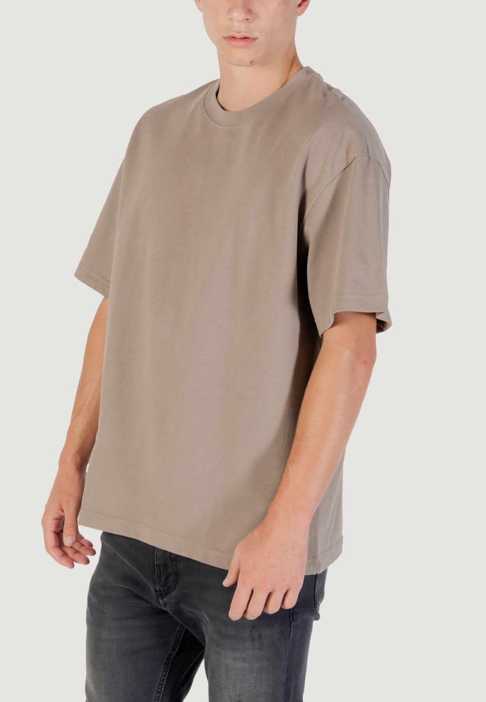 T-shirt Gianni Lupo Taupe - Foto 3