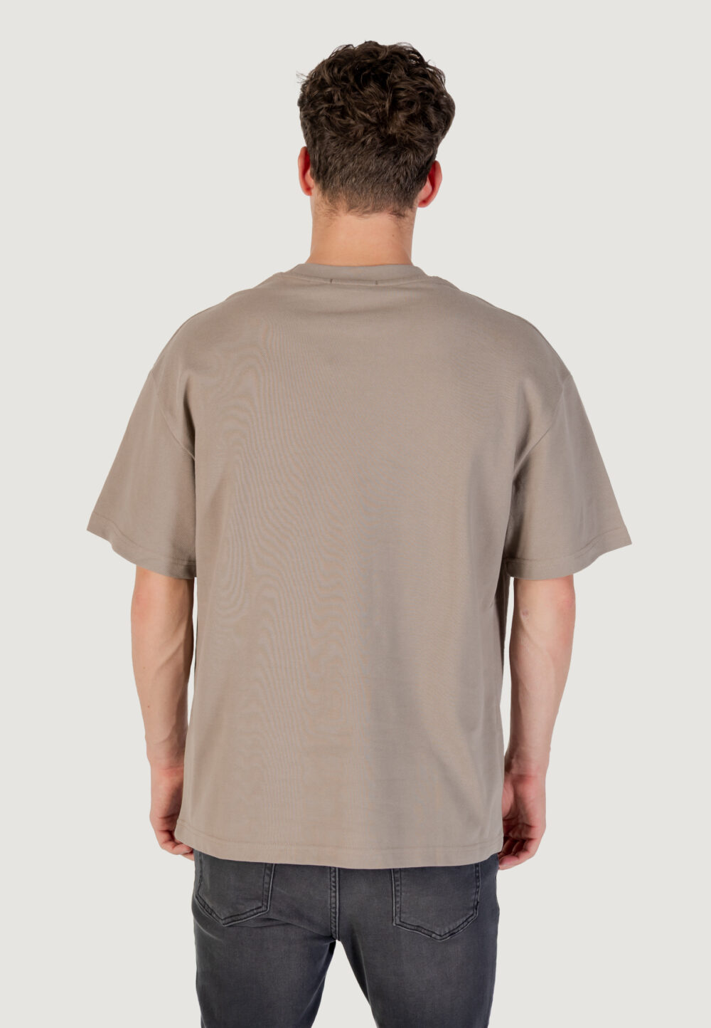 T-shirt Gianni Lupo Taupe - Foto 4