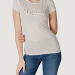 T-shirt Guess ss guess dot logo r3 Beige chiaro - Foto 1