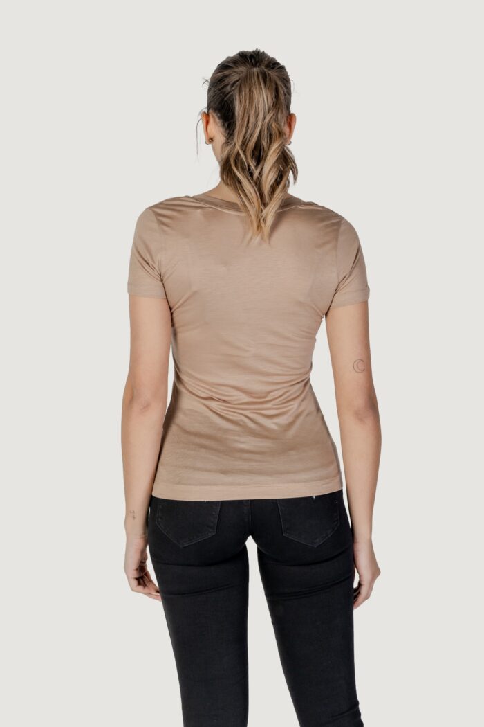 T-shirt Guess vn ss light basic Beige scuro