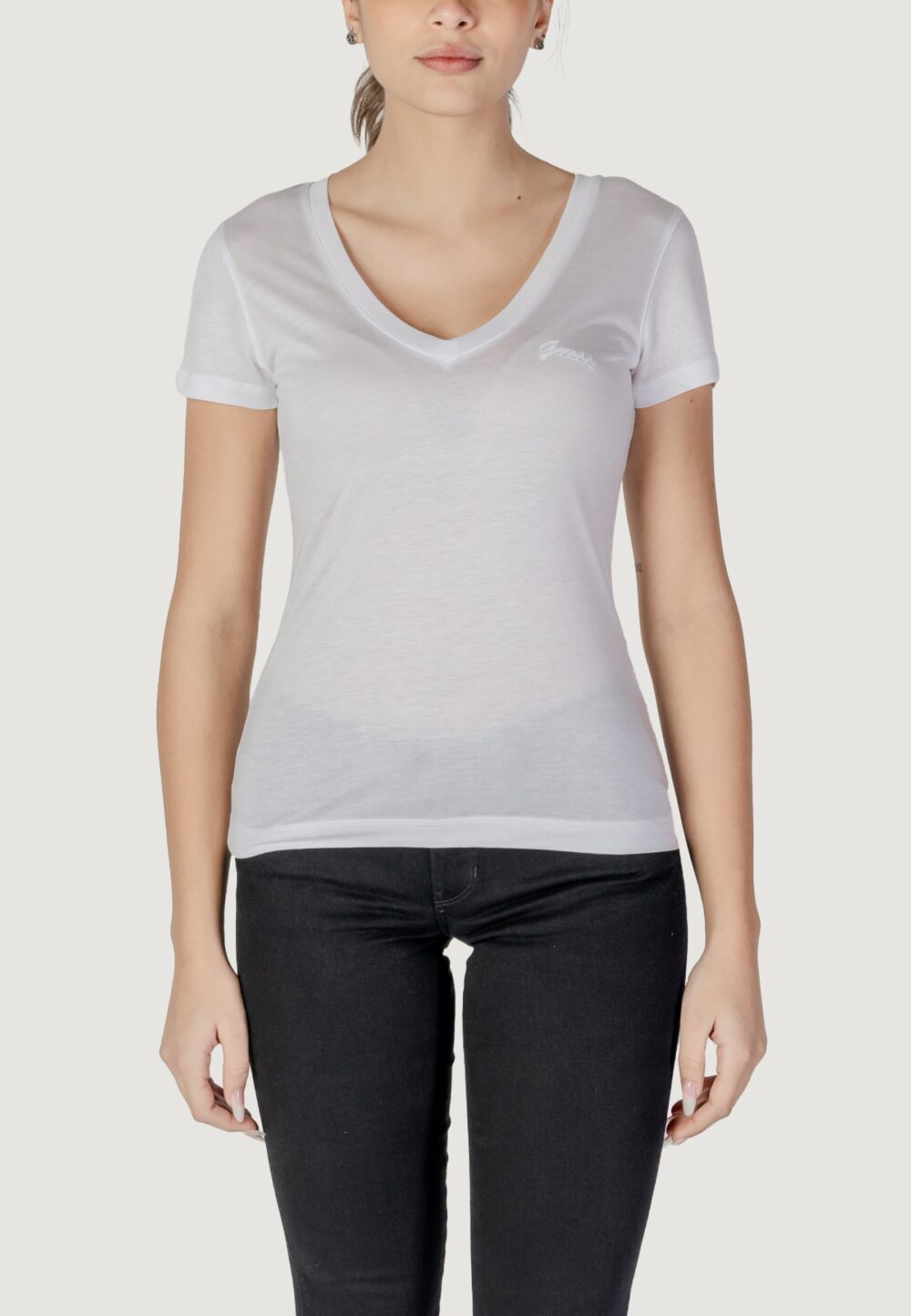 T-shirt Guess vn ss light basic Bianco - Foto 1