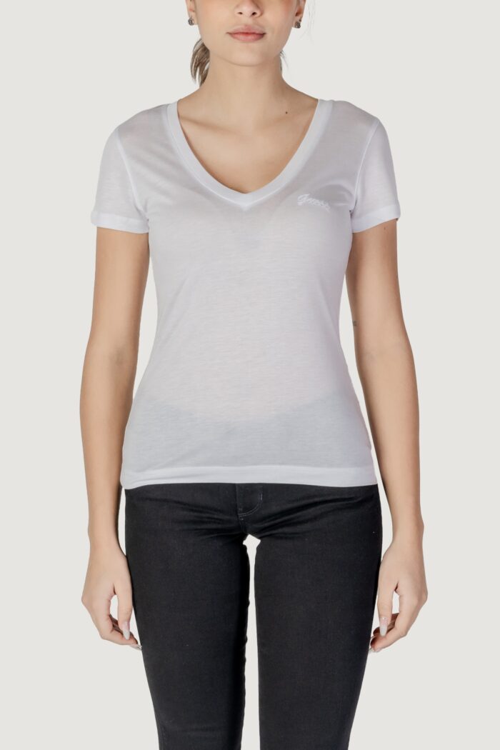 T-shirt Guess vn ss light basic Bianco