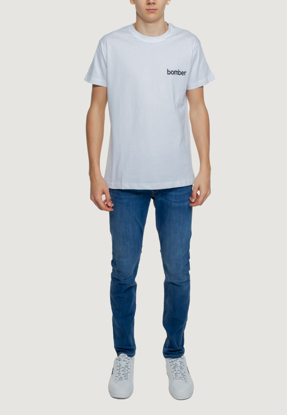 T-shirt The Bomber the bomber logo Bianco - Foto 5