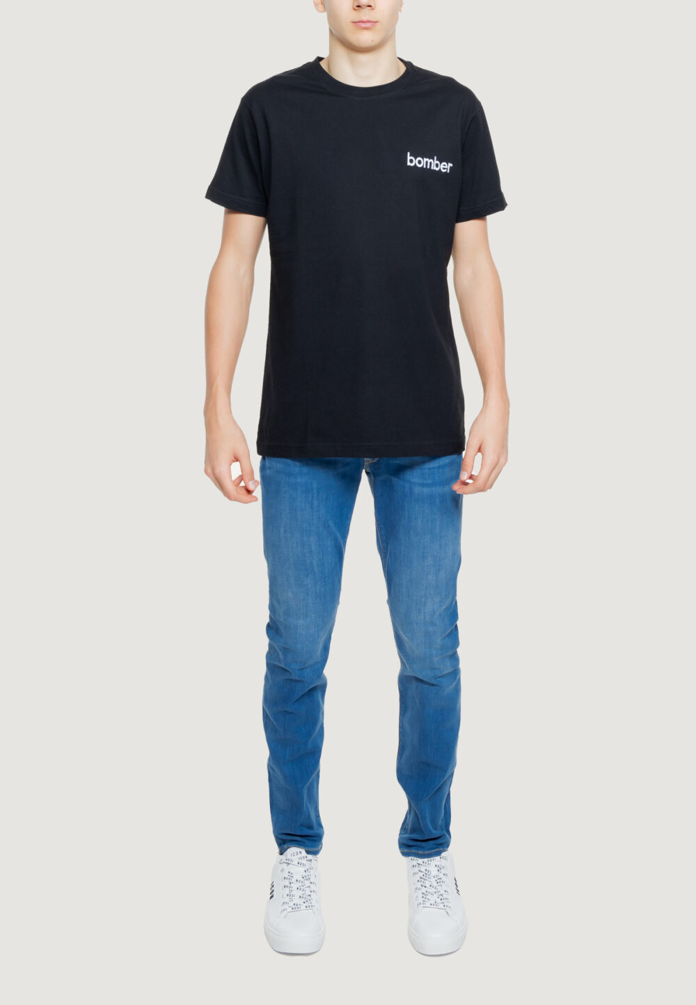 T-shirt The Bomber the bomber logo Nero - Foto 5