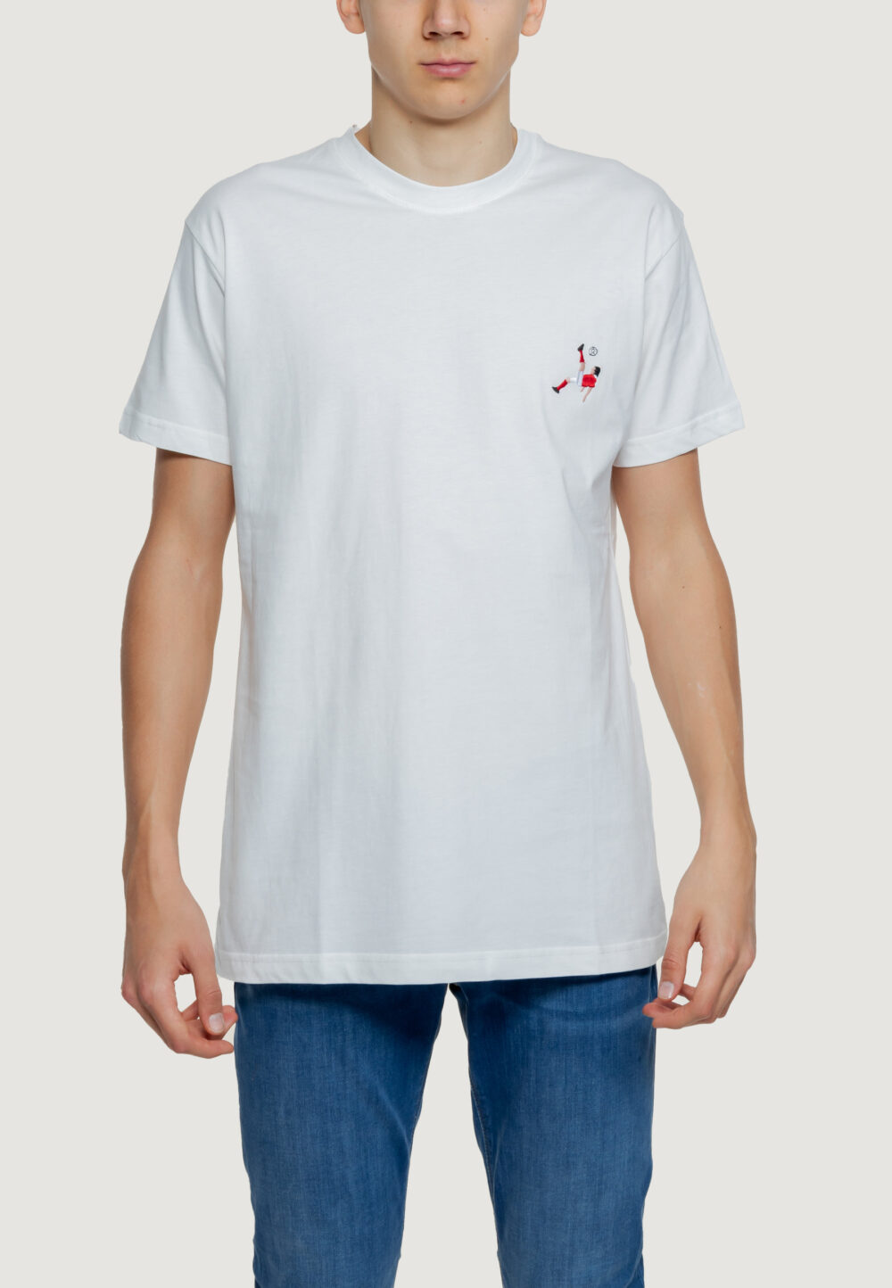 T-shirt The Bomber the bomber calciatore Panna - Foto 1