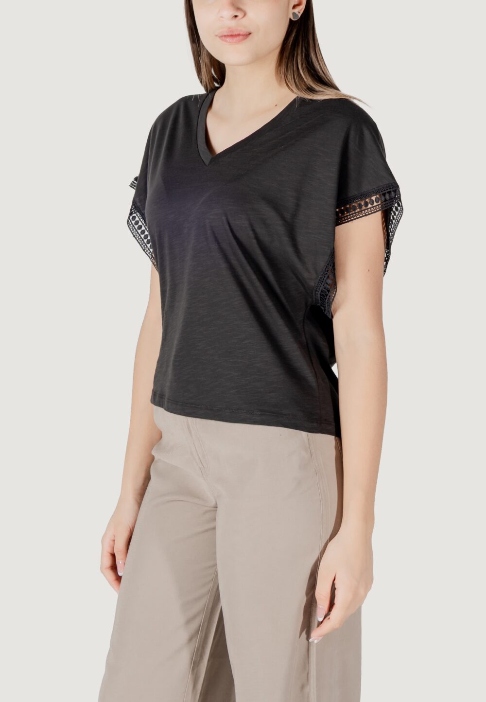 T-shirt ICHI iholya ss4 Nero - Foto 2