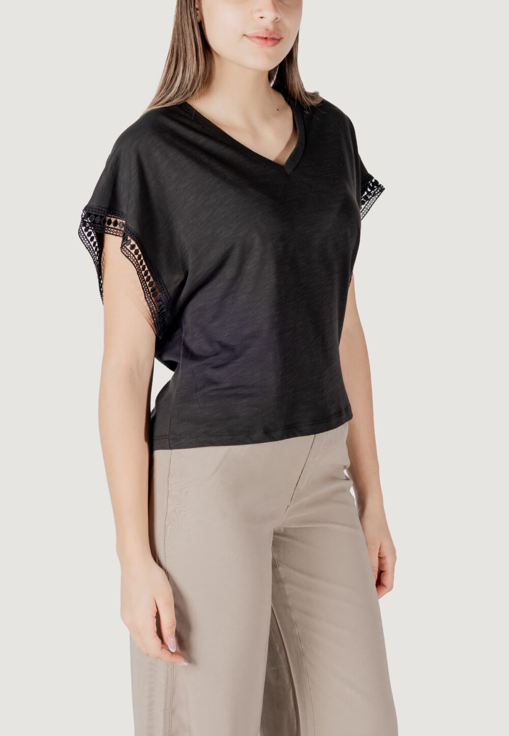 T-shirt ICHI iholya ss4 Nero - Foto 3