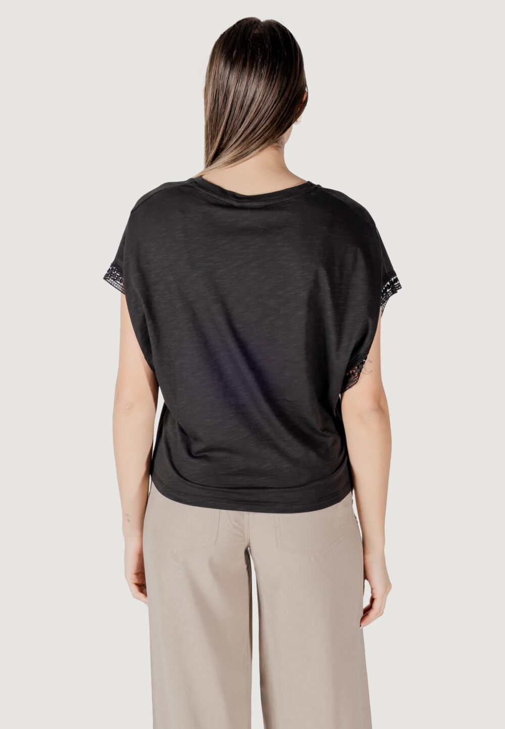 T-shirt ICHI iholya ss4 Nero - Foto 4