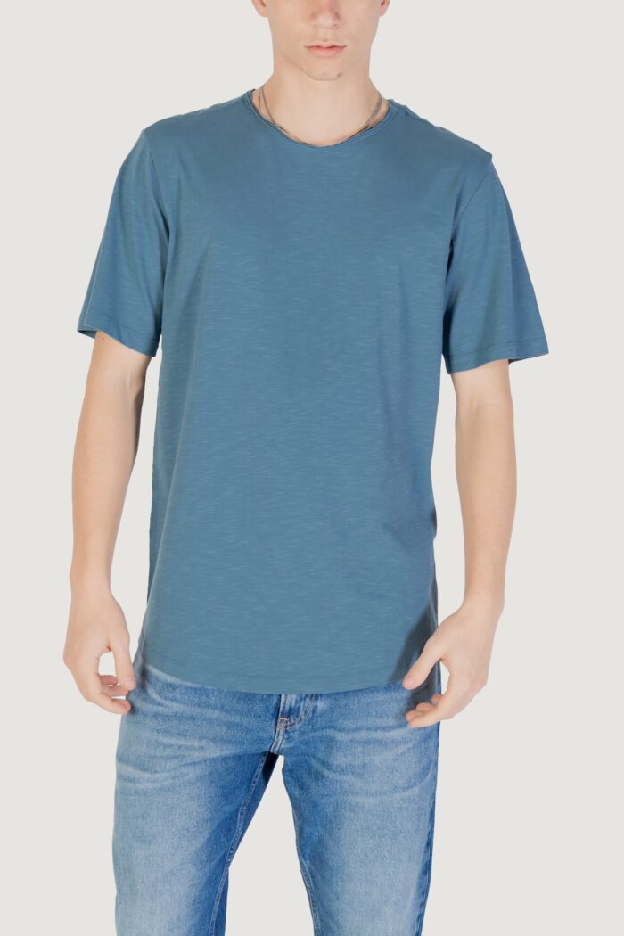 T-shirt Jack Jones jjebasher tee o-neck ss noos Blue Denim