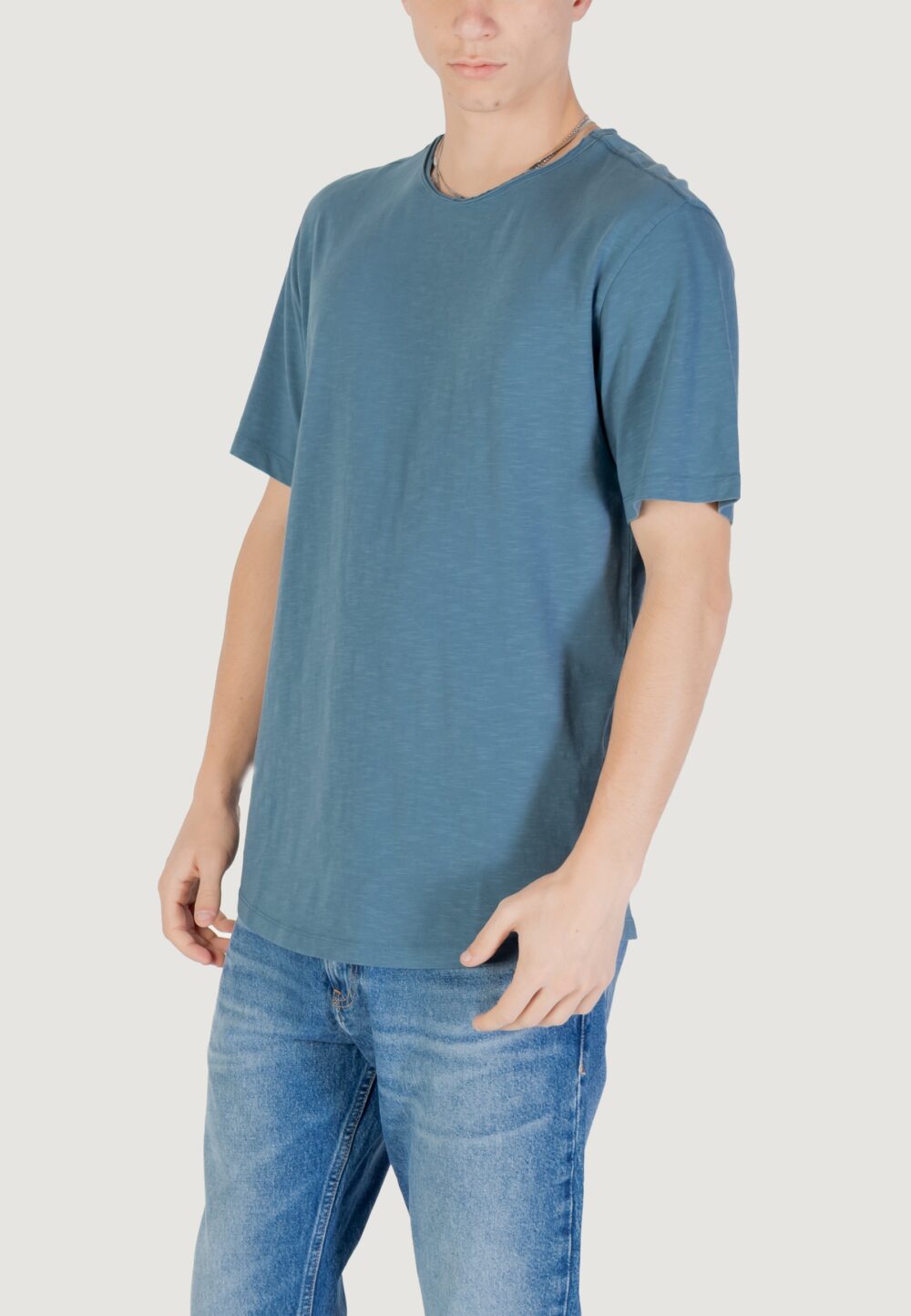 T-shirt Jack Jones jjebasher tee o-neck ss noos Blue Denim - Foto 2
