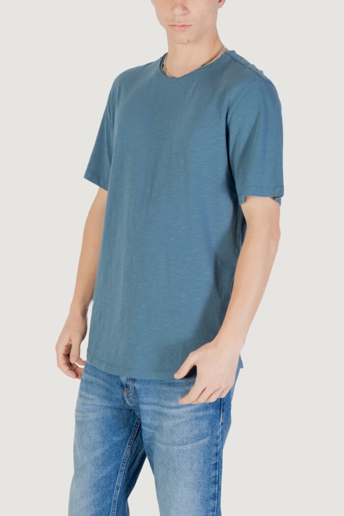 T-shirt Jack Jones jjebasher tee o-neck ss noos Blue Denim