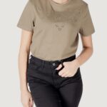 T-shirt Jacqueline de Yong jdycif s/s broderie anglaise top jrs Verde - Foto 1