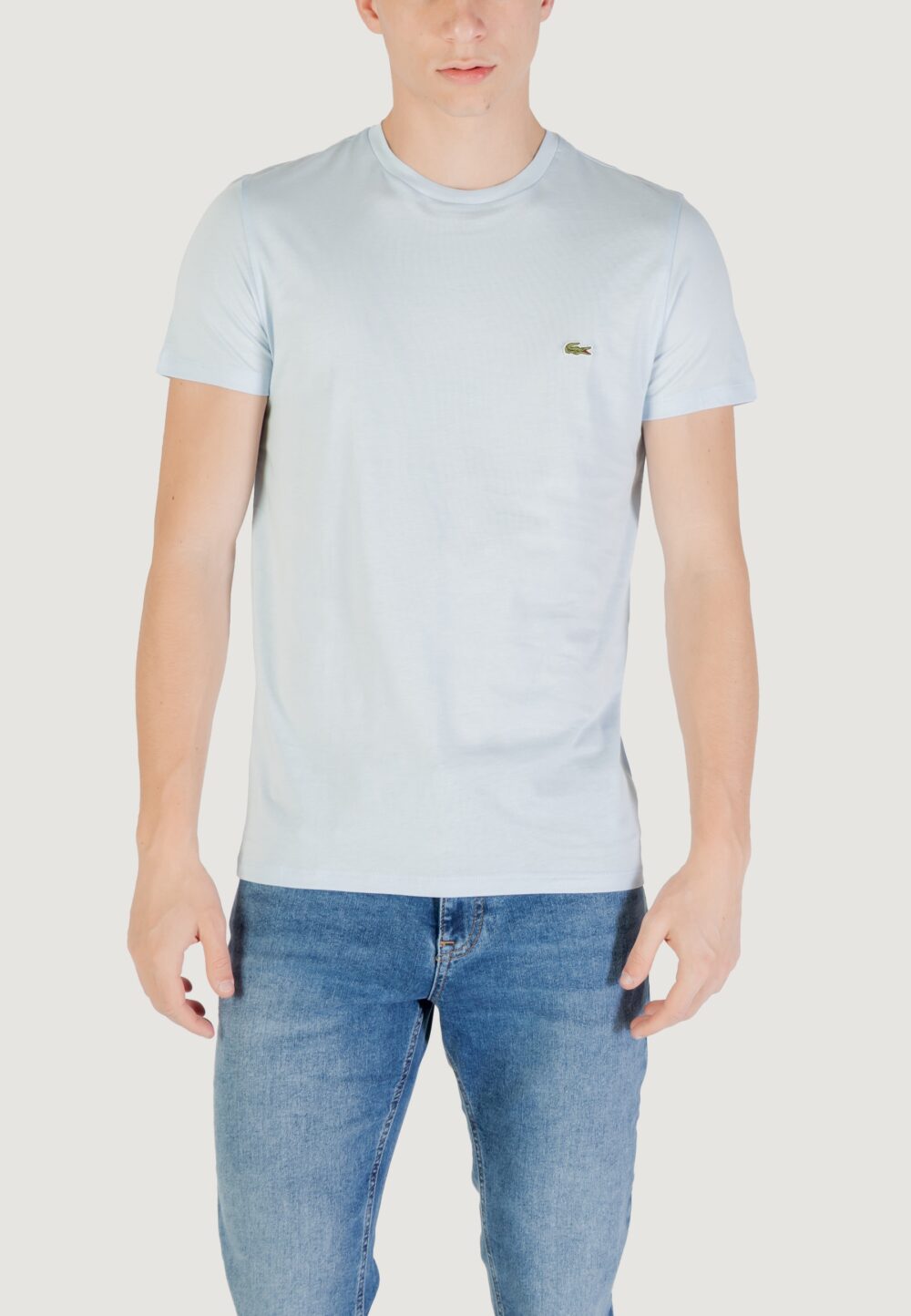 T-shirt LACOSTE Celeste - Foto 1