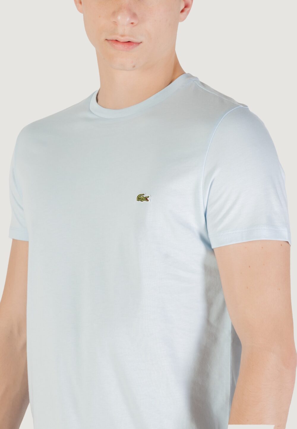 T-shirt LACOSTE Celeste - Foto 2